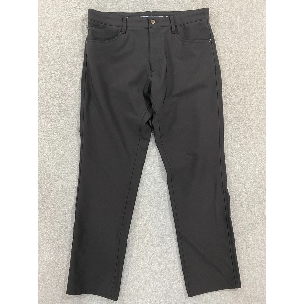 FootJoy Pants Mens 34x32 Black‎ Golf Performance Stretch Chino Golfer Flex